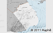Gray 3D Map of Obock