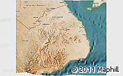 Satellite 3D Map of Obock