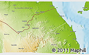 Physical 3D Map of Alaili Dadda