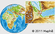 Physical Location Map of Alaili Dadda, highlighted parent region