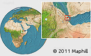 Satellite Location Map of Alaili Dadda, within the entire country
