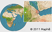 Satellite Location Map of Alaili Dadda, highlighted parent region
