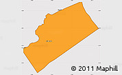 Political Simple Map of Alaili Dadda, cropped outside