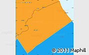 Political Simple Map of Alaili Dadda