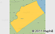 Savanna Style Simple Map of Alaili Dadda