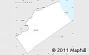 Silver Style Simple Map of Alaili Dadda