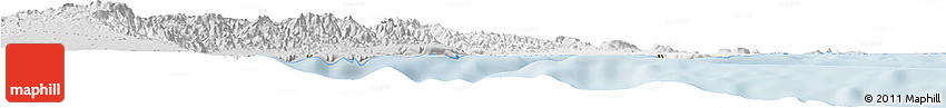Silver Style Horizon Map of Obock