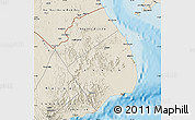 Shaded Relief Map of Obock