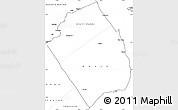 Blank Simple Map of Obock