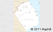 Classic Style Simple Map of Obock