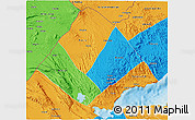 Political 3D Map of Tadjourah