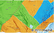 Political 3D Map of Balha