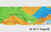 Political Panoramic Map of Balha