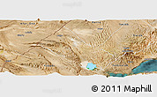 Satellite Panoramic Map of Balha