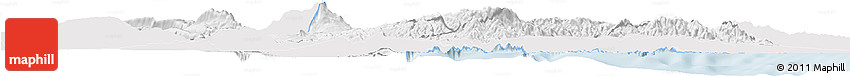Silver Style Horizon Map of Tadjourah, single color outside