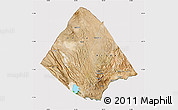 Satellite Map of Tadjourah, cropped outside