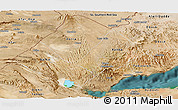 Satellite Panoramic Map of Tadjourah