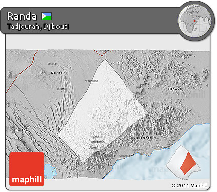 Gray 3D Map of Randa