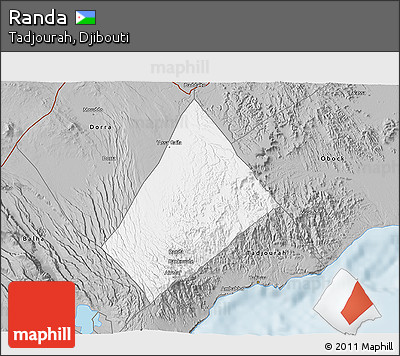 Gray 3D Map of Randa