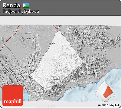 Gray 3D Map of Randa