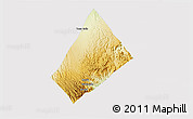 Physical 3D Map of Randa, cropped outside