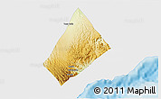 Physical 3D Map of Randa, single color outside