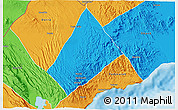 Political 3D Map of Randa