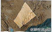 Satellite 3D Map of Randa, darken