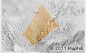 Satellite 3D Map of Randa, lighten, desaturated