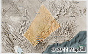 Satellite 3D Map of Randa, semi-desaturated