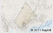 Shaded Relief 3D Map of Randa, lighten