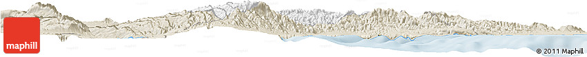Classic Style Horizon Map of Randa