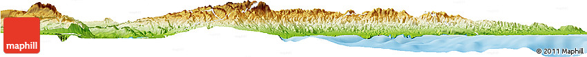 Physical Horizon Map of Randa