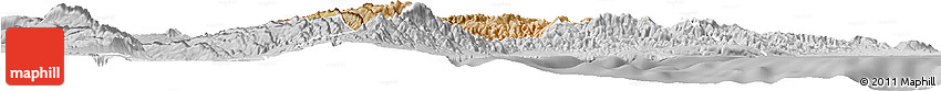 Satellite Horizon Map of Randa, lighten, desaturated