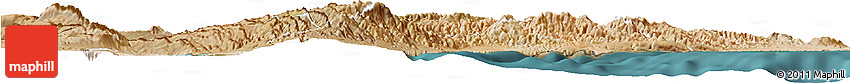 Satellite Horizon Map of Randa