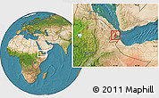 Satellite Location Map of Randa