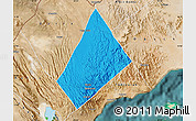 Political Map of Randa, satellite outside