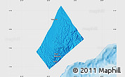 Political Map of Randa, single color outside