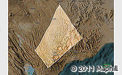 Satellite Map of Randa, darken