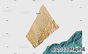Satellite Map of Randa, single color outside