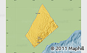 Savanna Style Map of Randa, single color outside