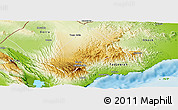 Physical Panoramic Map of Randa