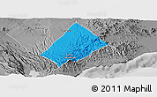 Political Panoramic Map of Randa, desaturated