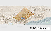 Satellite Panoramic Map of Randa, lighten