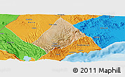 Satellite Panoramic Map of Randa, political outside