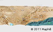 Satellite Panoramic Map of Randa
