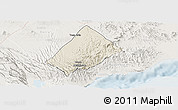 Shaded Relief Panoramic Map of Randa, lighten