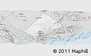 Silver Style Panoramic Map of Randa