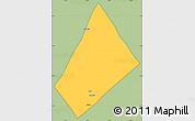 Savanna Style Simple Map of Randa, cropped outside