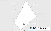 Silver Style Simple Map of Randa